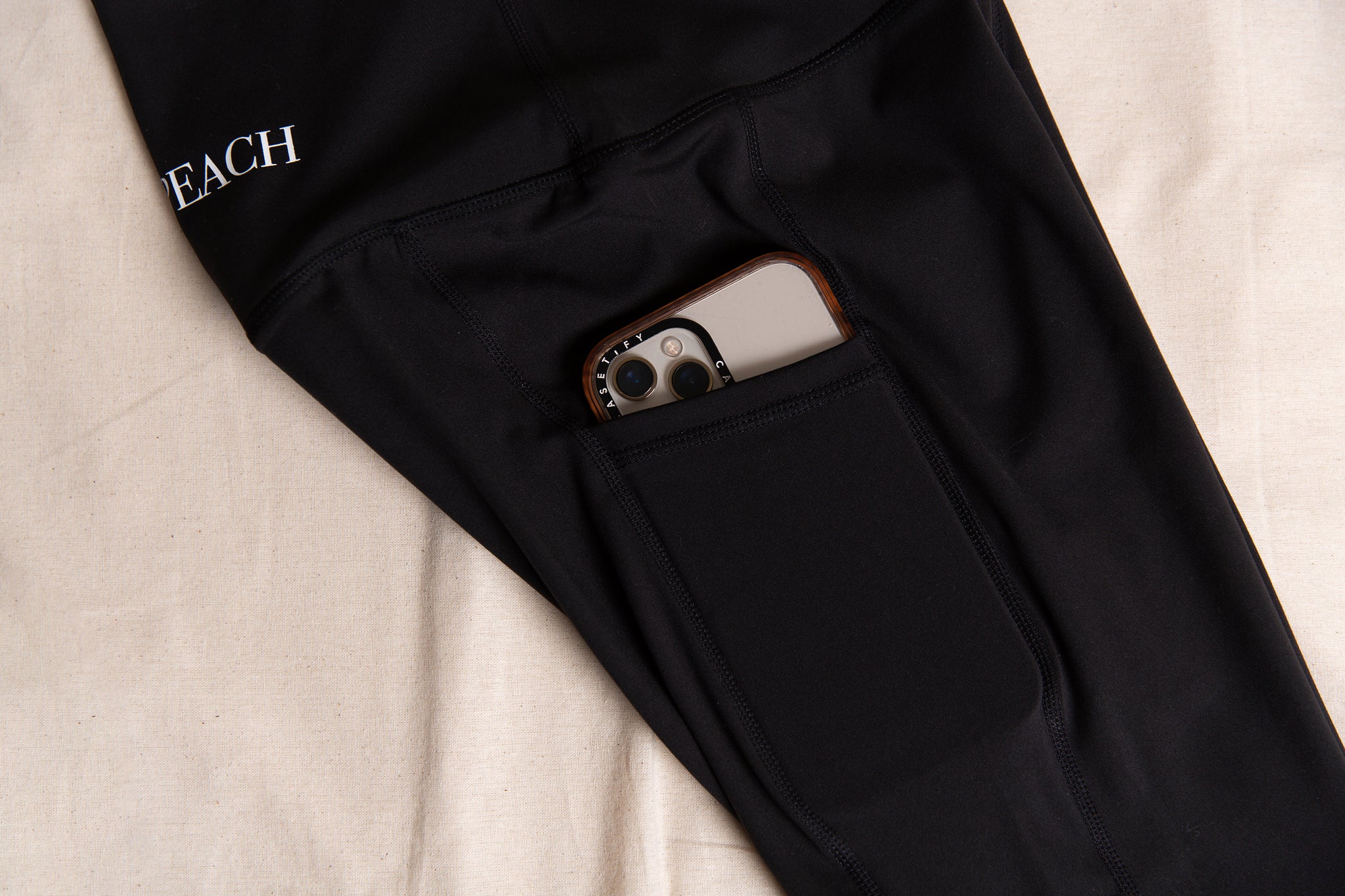 pocket leggings - back in black – Peppa & Peach