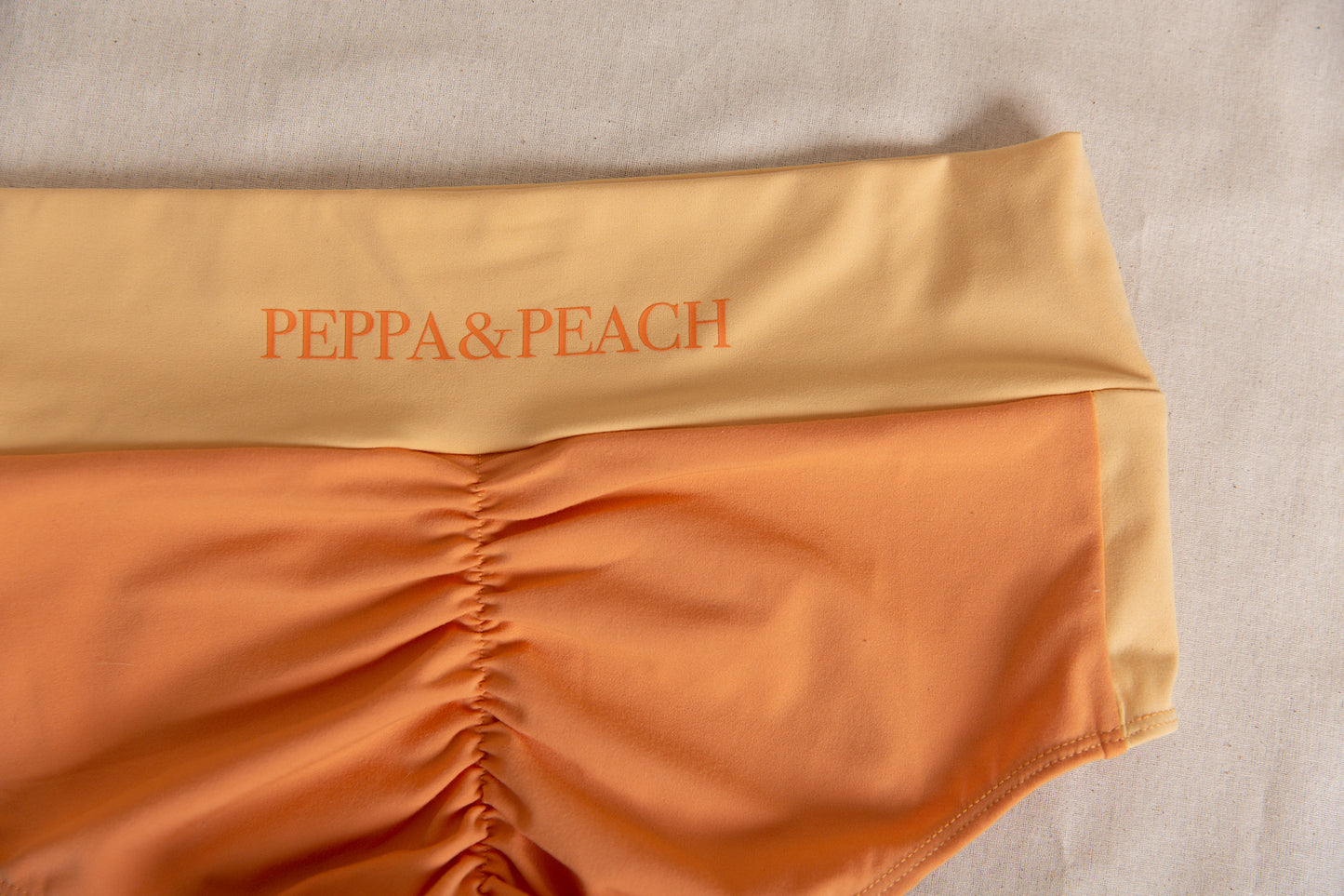 peach hearts pole shorts
